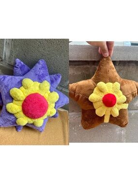 Pokemon Starmie and Staryu set custom made to order from Etsy by SewMeARiver.
